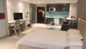 Hangzhou Dushangju Hotel Apartment Binjiang Exterior photo
